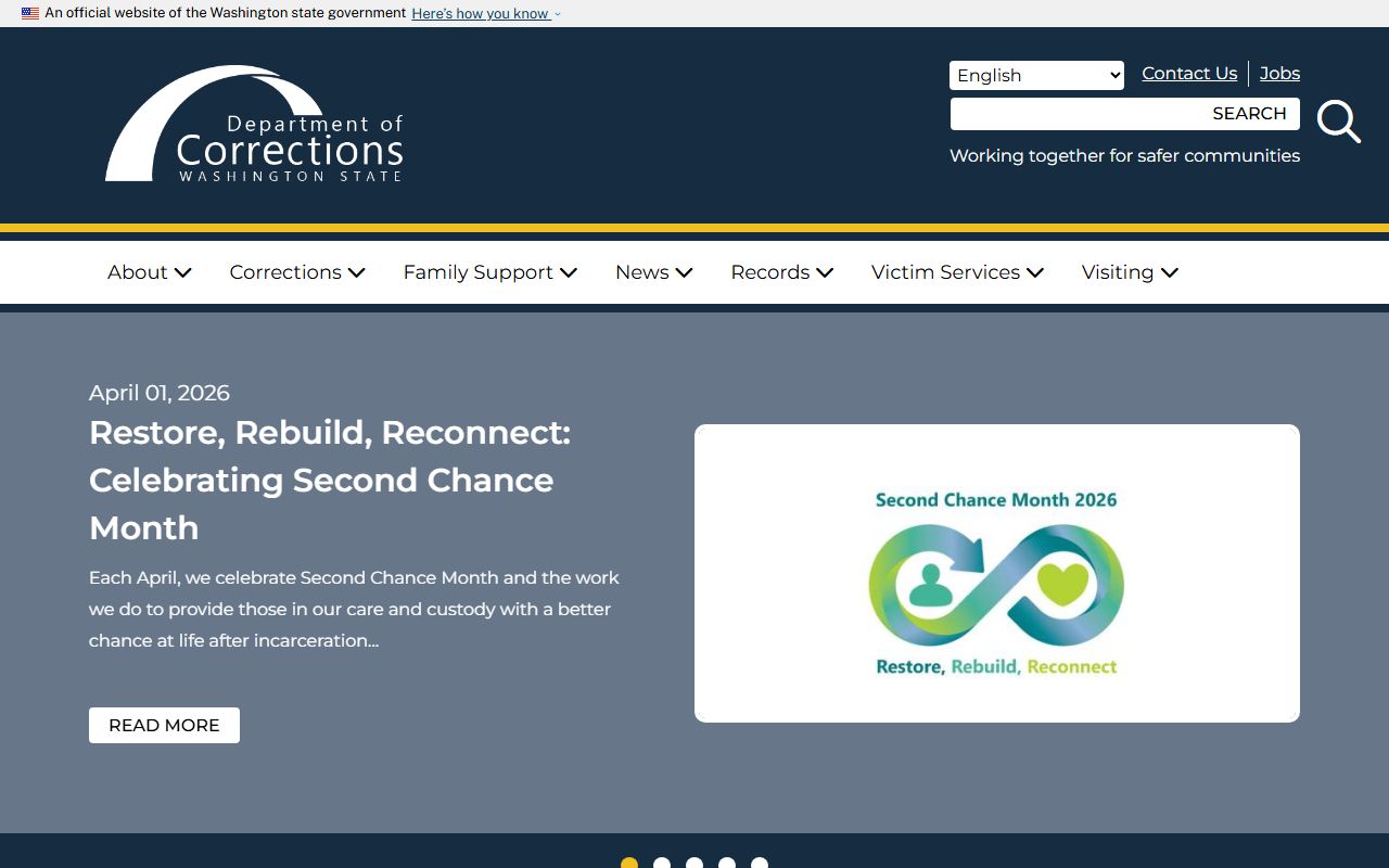 Washington Department of Corrections offender search to supplement police blotter records research